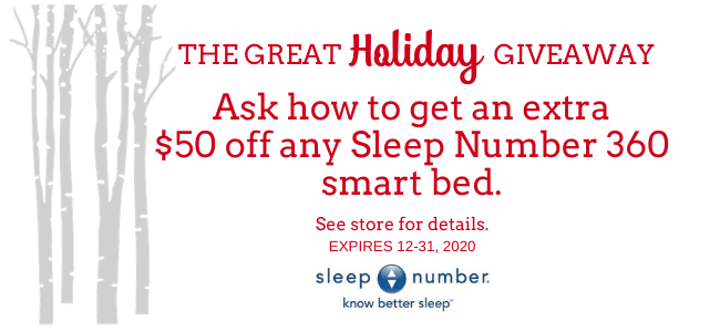 The Great Giveaway. Sleep Number Store