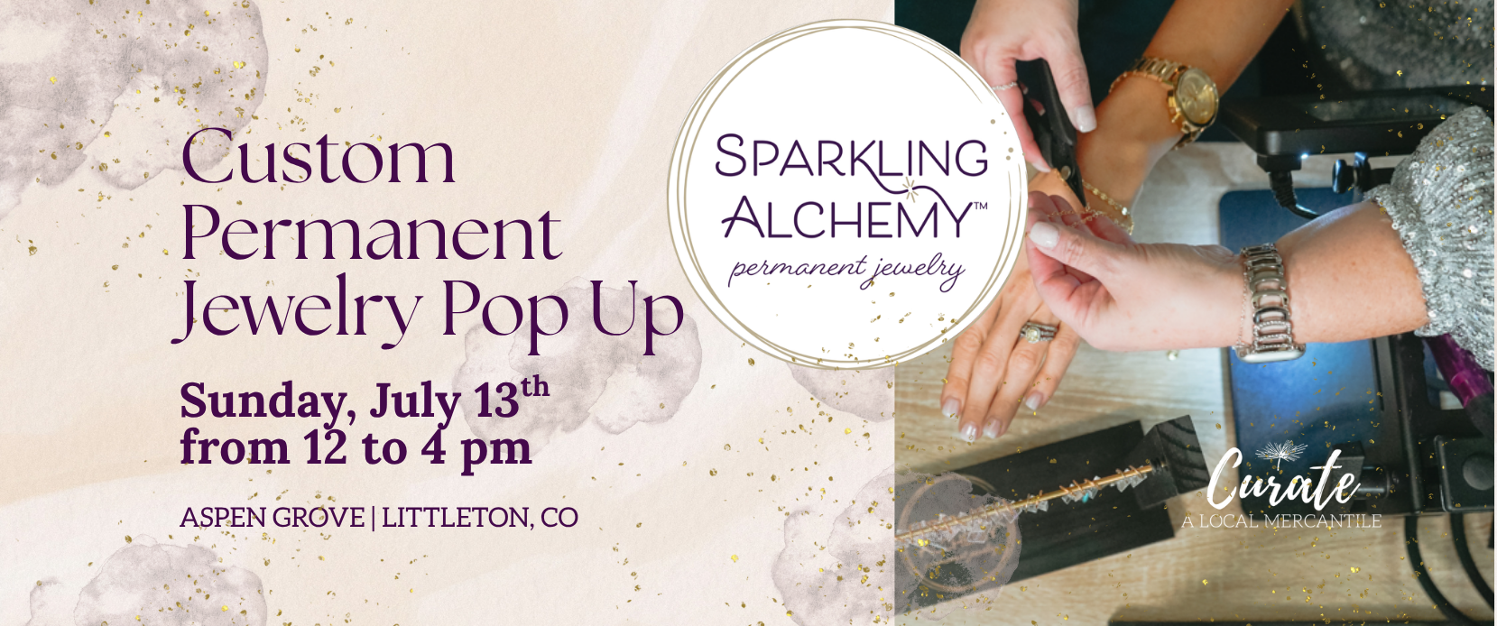 Custom Permanent Jewelry Pop-Up