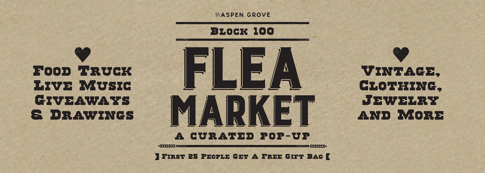 Flea Market, A Curated Pop-Up Event