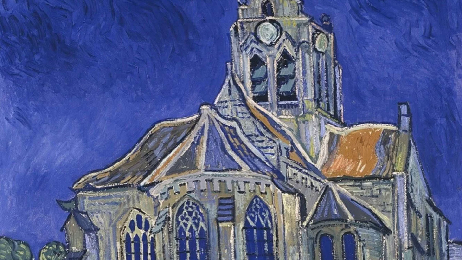 Paint A Masterpiece “Church at Auvers” by Van Gogh
