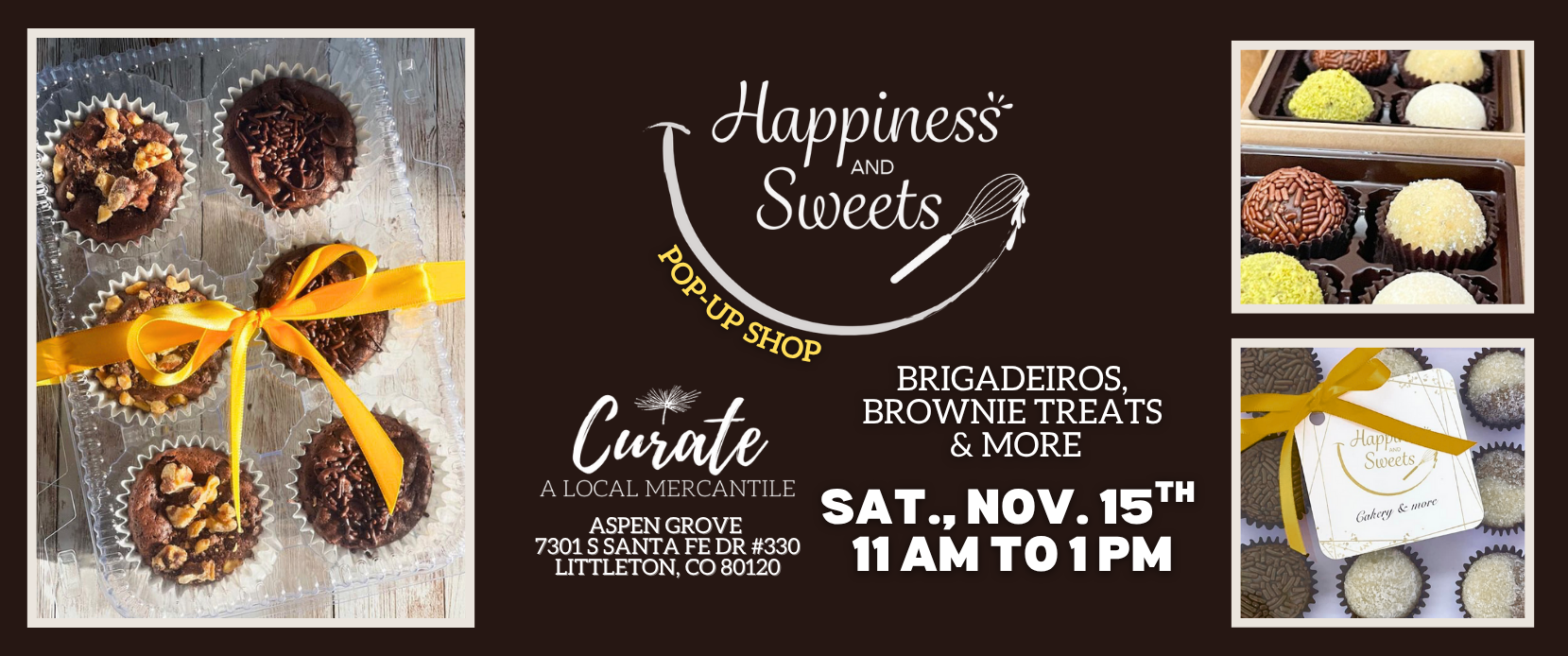 Happiness & Sweets Pop-Up Event
