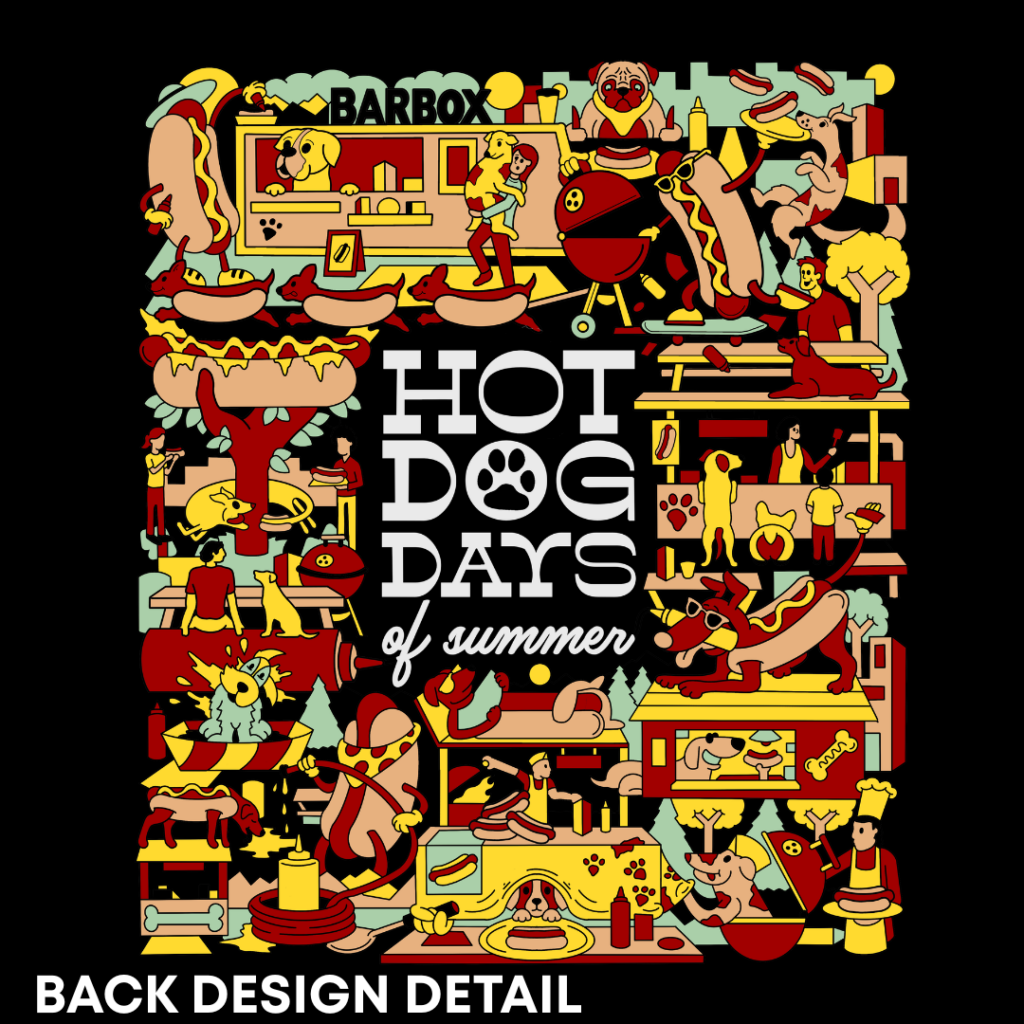 T-Shirt Back Design Detail