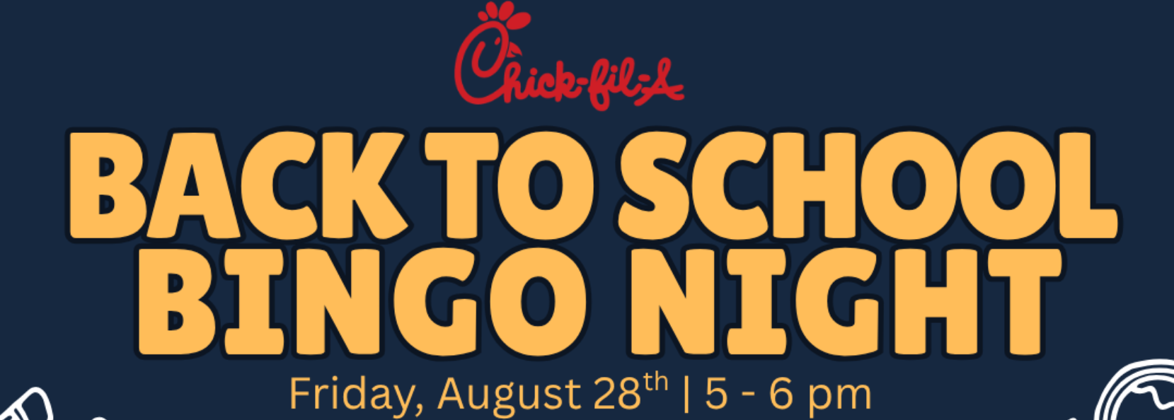 Chick-fil-A Back to School Bingo Night