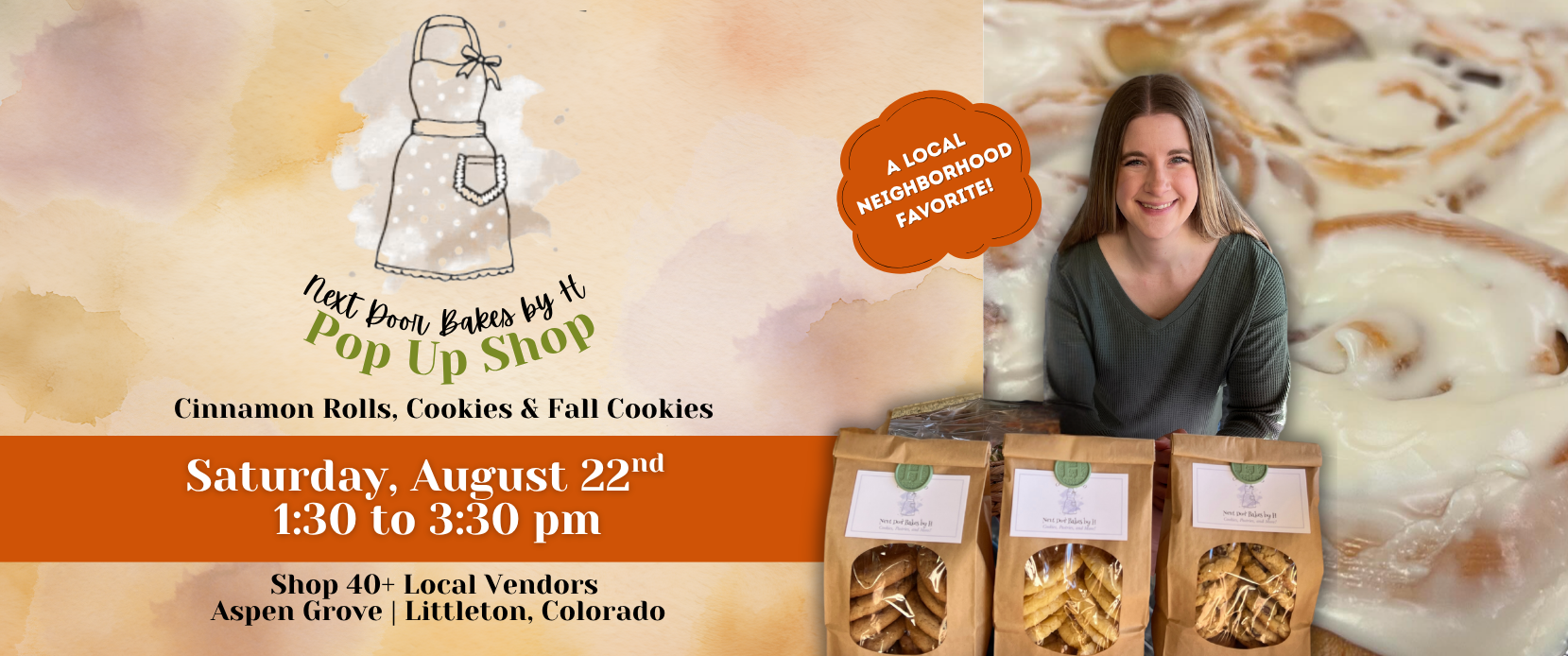 Cinnamon Rolls + Fall Cookies Pop-Up