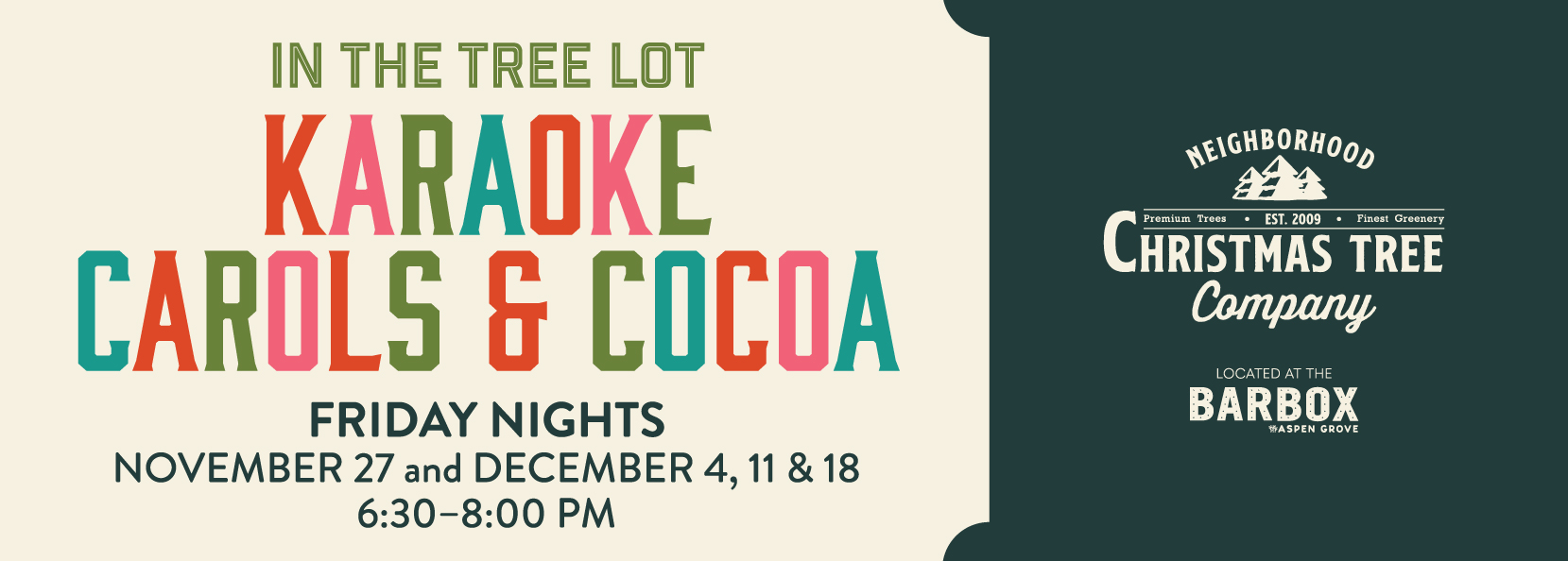 Karaoke, Carols & Cocoa